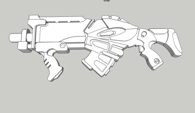 Nomad Boarding Shotgun for Infinity: The Game