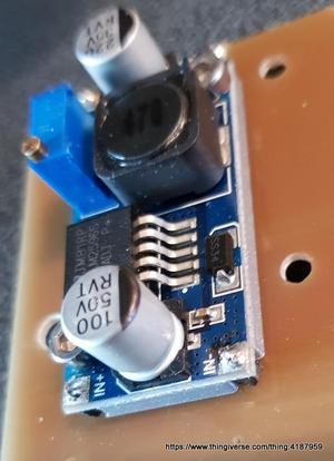 Arduino Module on PCB : Converter LM2596