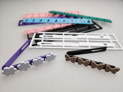 Customizable Hair Clips Kit Card Remix