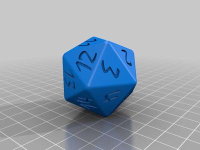 Spindown D20 with Rise of Eldrazi logo
