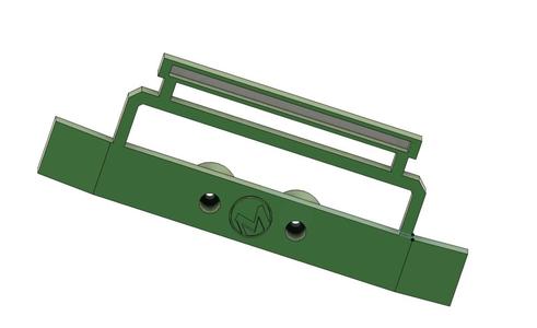 Traxxas 1/16 Revo Front Bumper with LED Light cutout