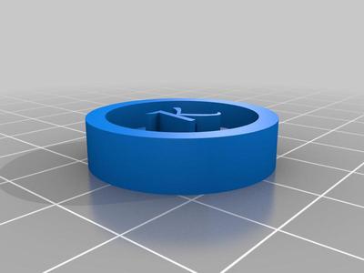 “K” Calibration/poker/game coin