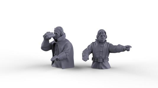 Megapolis tank commander and tank passengers