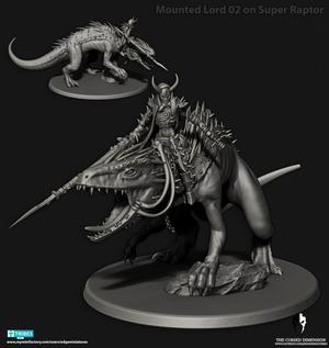 Desert Elves - Lord on Super Raptor + Feral Super Raptor