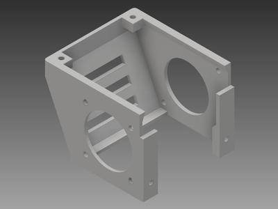 Anycubic I3 Mega Hotend Cover - Angled Led