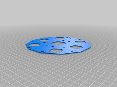 Tarot 680 Component Mounting Plate