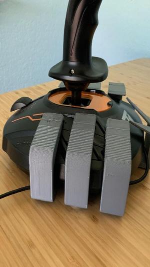 Thrustmaster t16000 under desk mount