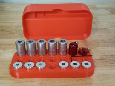 Hornady Comparator and headspace gauge storage rack with cover