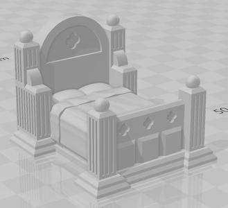 Gothic Bed - Stone Skull Studios