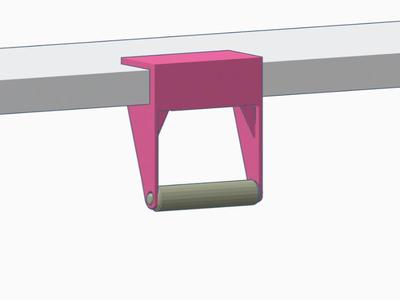 TOILET PAPER HOLDER FOR WINDOW SILL