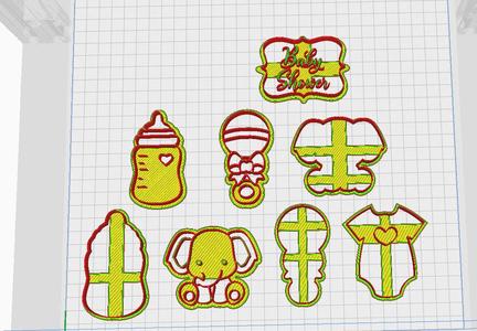 PACK Baby Shower Cutter