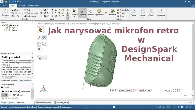 Mikrofon retro Jak narysować w DSM