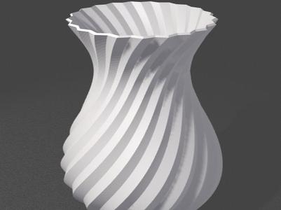 Modern stylish vase