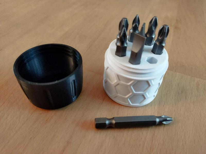 50mm screwdriver bit case / organizer