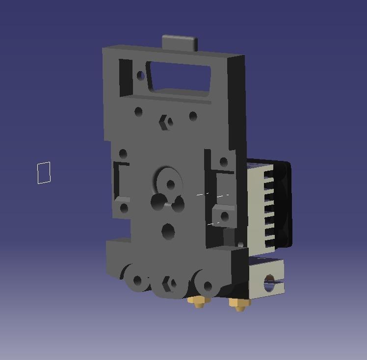 Dual Extruder Chimera Head hot swap for Hypercube NGEN
