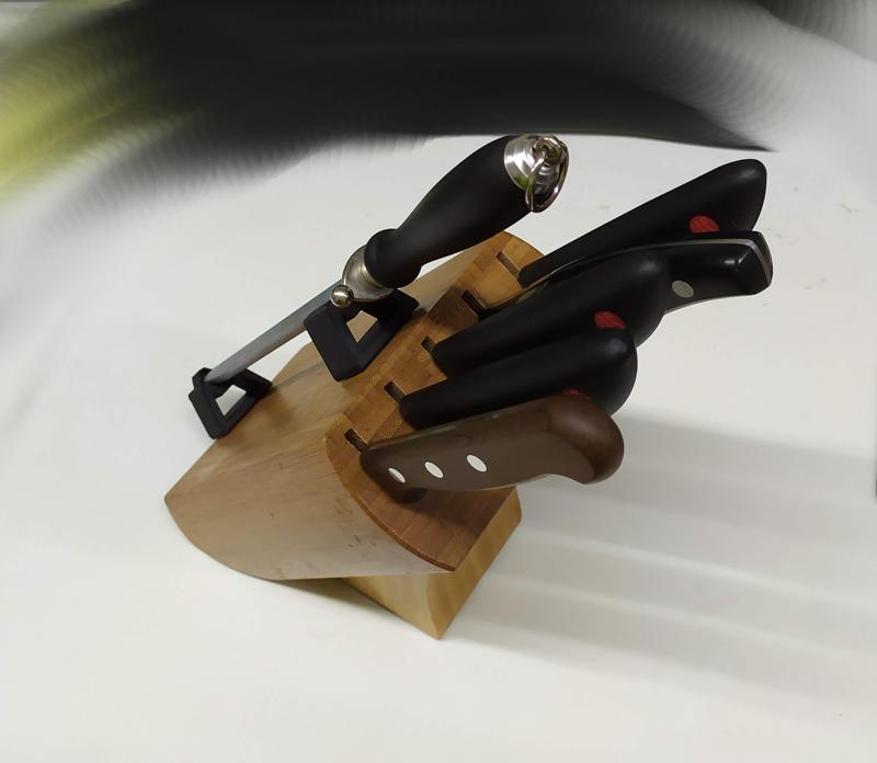 Honing steel rod magnet holder