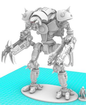 Project Cervantes-Cazador Main Weaponry Only (Double Chain Weapons and Heavy Flame Cannon)