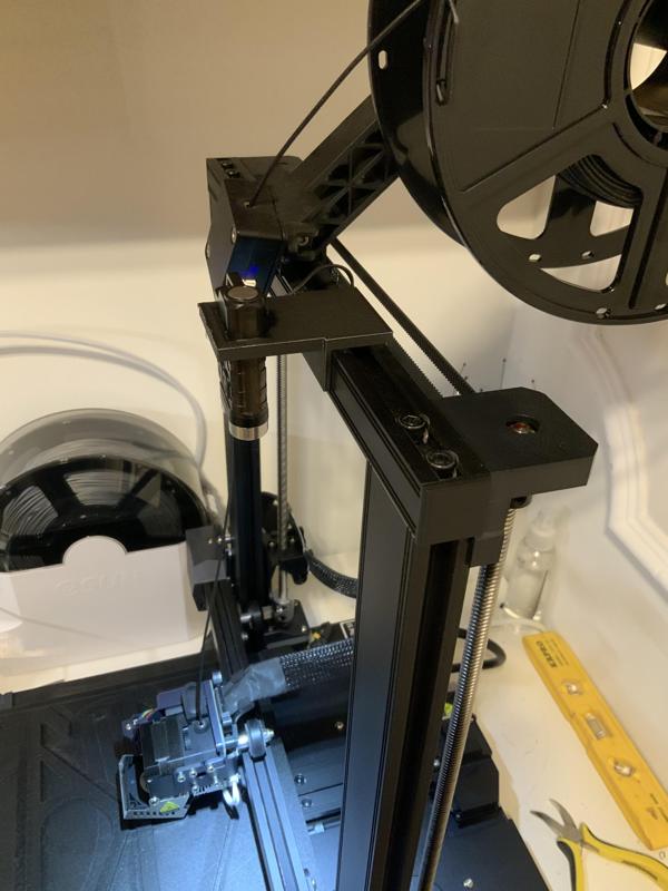 Flashlight holder for ender 3 s1