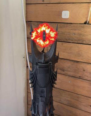Barad-Dur Adapter for Hologram fan with animation eye of Sauron
