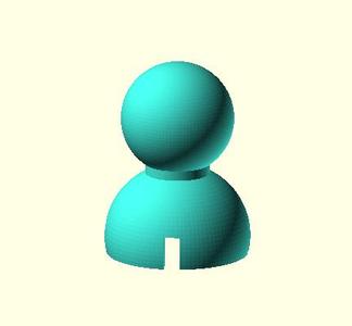 OpenSCAD ball joint