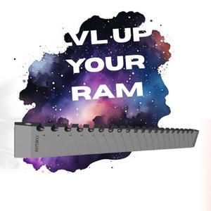 Coirsair ram top piece with clear filament and space desing