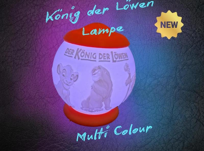 König der Löwen Lampe |Lithophane|LampeKit001