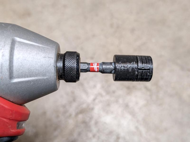 Demagnetizer that mounts in a drill
