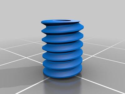 1/4" UNC to M3 adapter