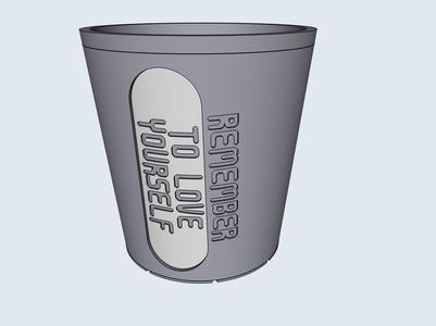 Reminder messages paper cup sleeve