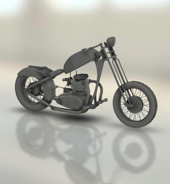 Norton Commando Chopper