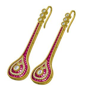 Fancy Long Earring