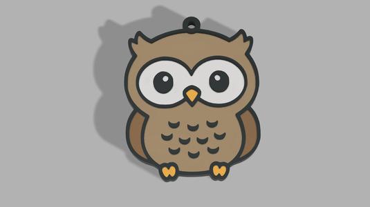 Owl Keychain