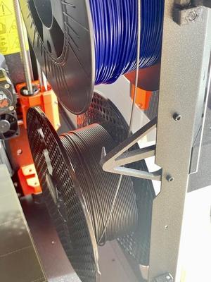 Enclosure: Filament guide for second spool