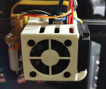 Frankie. Ender 3 CR10 Stock Fan Hotend Cover with BLTouch Support