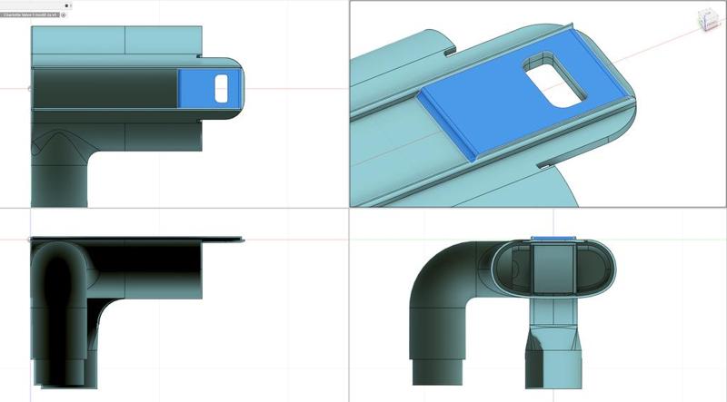 Charlotte valve with stronger fixing clip