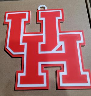 HOUSTON 3d logo 180mm series