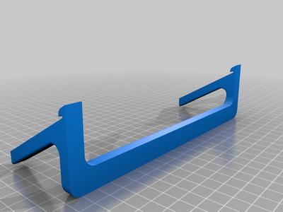 Simple holder for Raspberry Pi 7 in LCD Touch Screen
