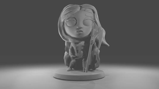 Barbarian Chibi Chick