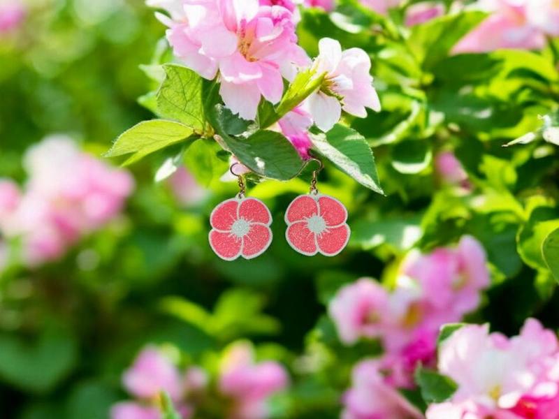 Another flower earrings