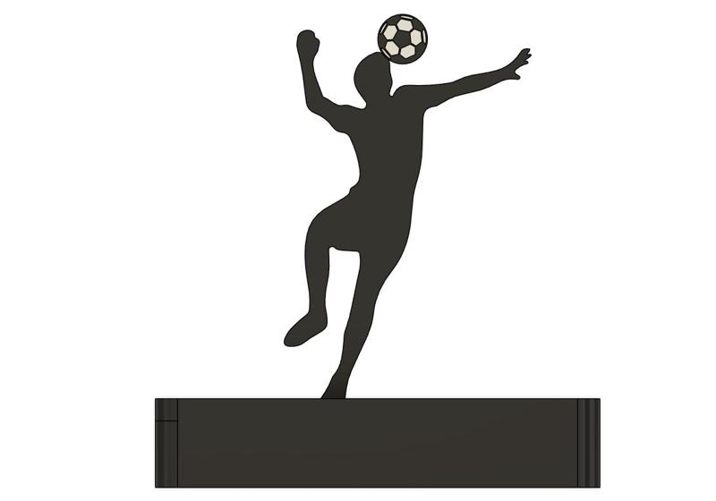 Soccer player with v3 base