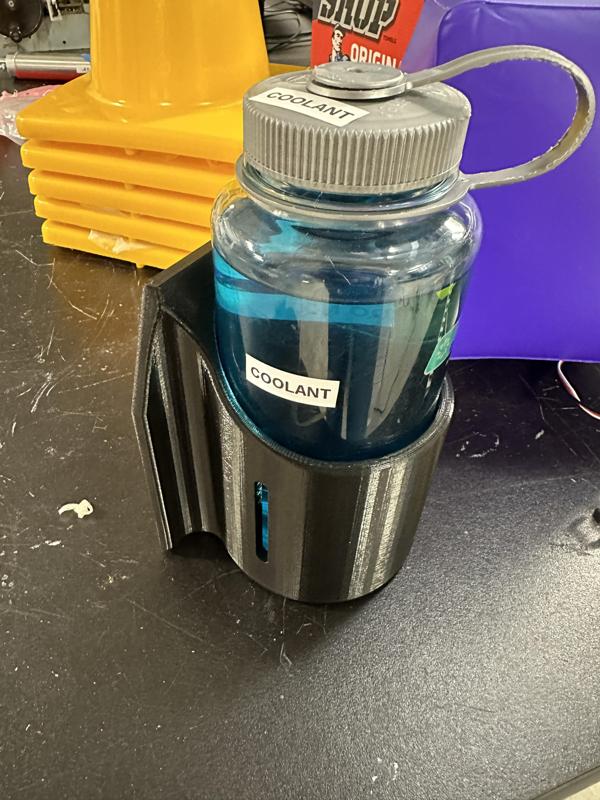 CNC Coolant Bottle Holder
