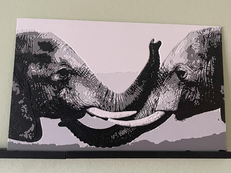 Elephant Love Hueforge