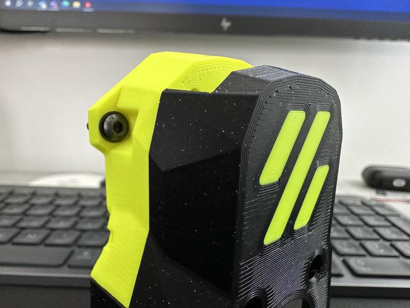 Voron Mini StealthBurner Motor Plate & Extruder with larger recess for washers