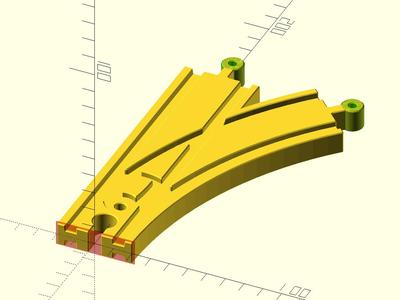 Joint adapter library for wooden train tracks