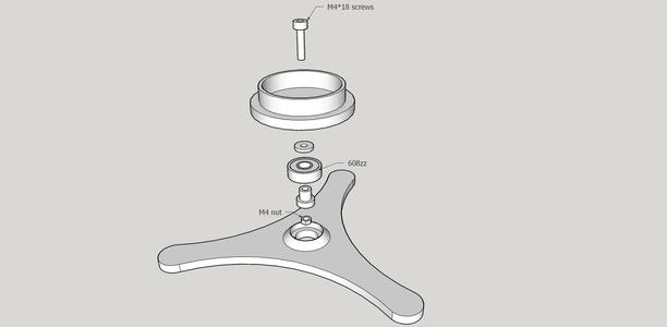 Horizontal filament support