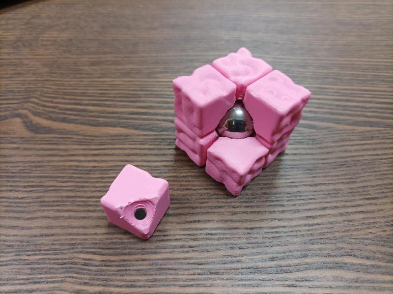 spongebob squarepants brain magnetic rubik's cube 2x2x2