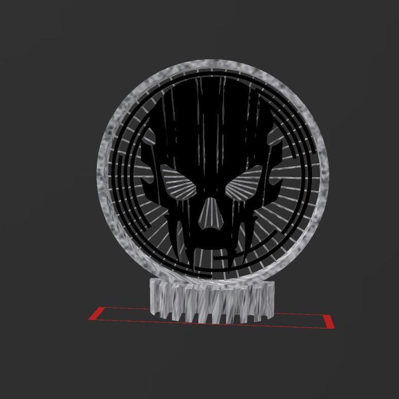 Mask Skull - Q60 - Quick Print Gift - 2D - NO SUPPORT