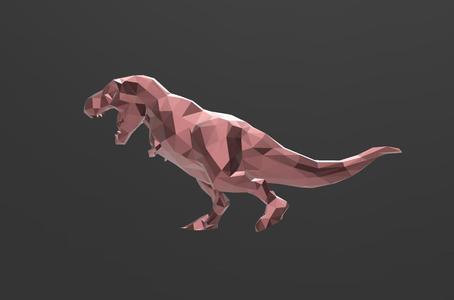 Tyrannosaurus Rex Run - Low Poly