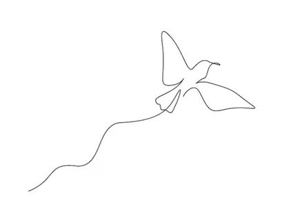 arte 2d paloma hermosa