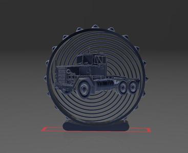 Titan of the Open Road Trucker - P11 - Decor - Trinket - Quick Print Gift - 3D - NO SUPPORT